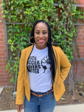 Load image into Gallery viewer, Adult Black Soccer Players Matter Tee (Unisex)